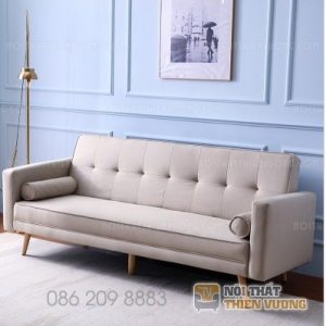 Sofa văng gỗ tự nhiên bọc nỉ đẹp – SF63 là dòng sofa văng mang phong cách hiện đại với kiểu đệm rít múi là một trong những mẫu sofa văng hot nhất hiện nay.