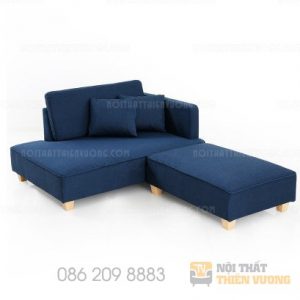 Ghế Sofa gỗ tự nhiên bọc nỉ hiện đại tại kho giá rẻ là dòng sofa có tựa mang phong cách hiện đại với kiểu đệm rít múi là một trong những mẫu sofa có tựa hot nhất hiện nay.