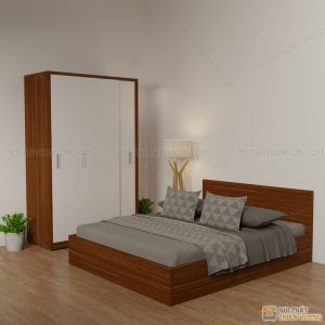 Giường gỗ công nghiệp Thiên Vương là giường được thiết kế theo phong cách hiện đại với tông màu 6041 giúp căn phòng của bạn trở lên sang trọng