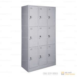 Tủ locker 9 ngăn TVP-L21 Văn phòng của bạn sẽ không thể thiếu những mẫu tủ locker 9 ngăn  đẹp được sử dụng để đựng đồ cá nhân, hồ sơ, tài liệu, tại các văn phòng, cơ quan, nhà hàng, xí nghiệp,...